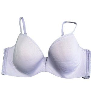 PEACH JOHN Girls Japanese Lavender Lilac Push Up Lace Bra 36D/E80